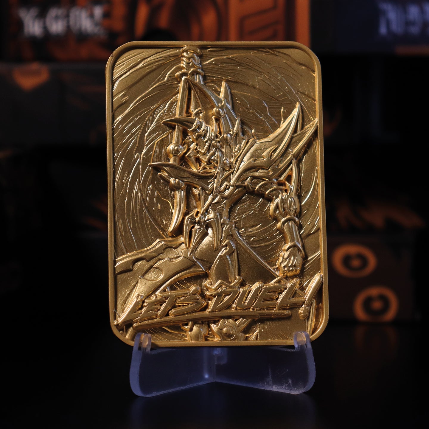 Yu-Gi-Oh! Limited Edition 24k Gold Plated Dark Paladin Metal Card