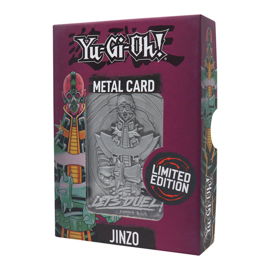 Yu-Gi-Oh! limited edition jinzo metal card from Fanattik