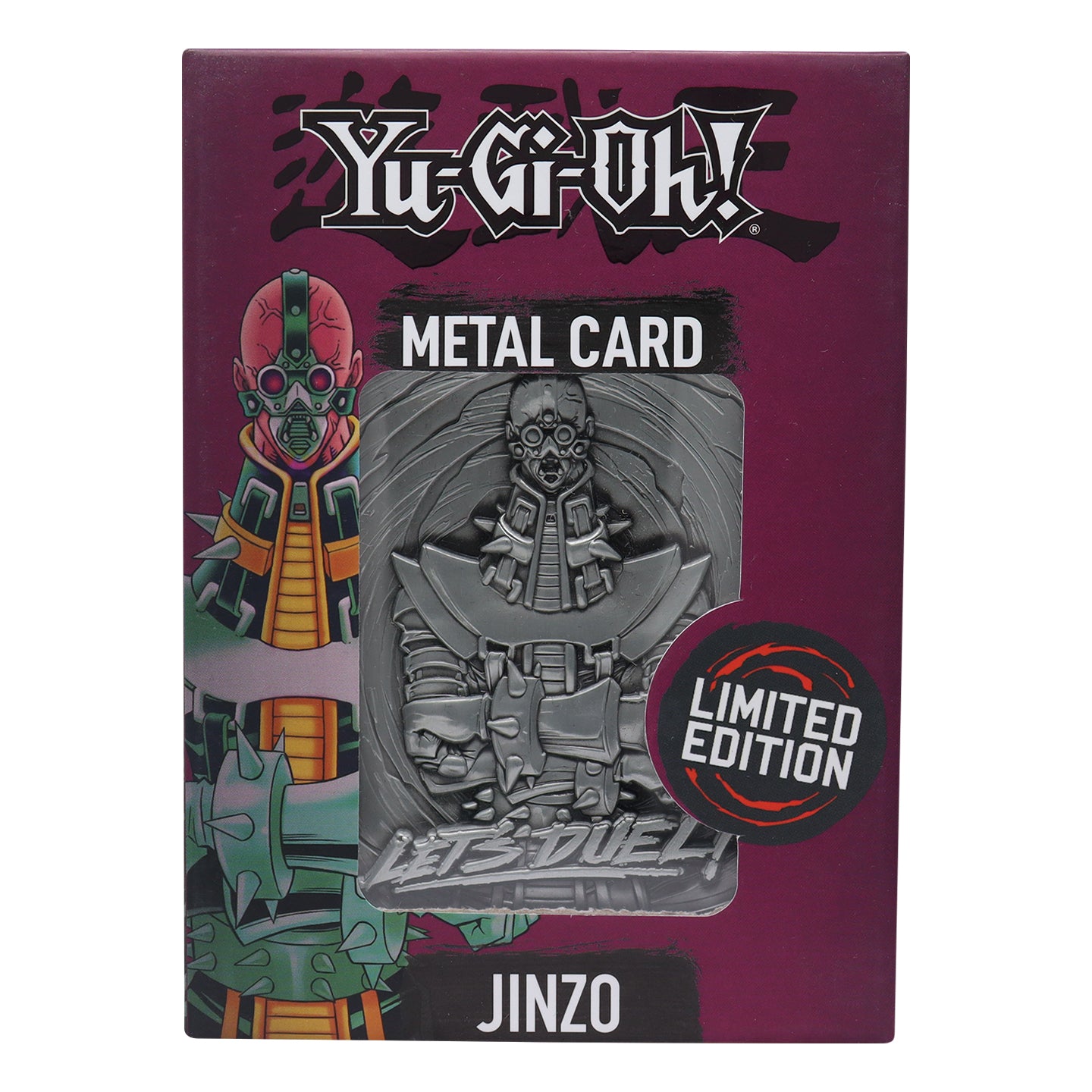 Yu-Gi-Oh! limited edition jinzo metal card from Fanattik
