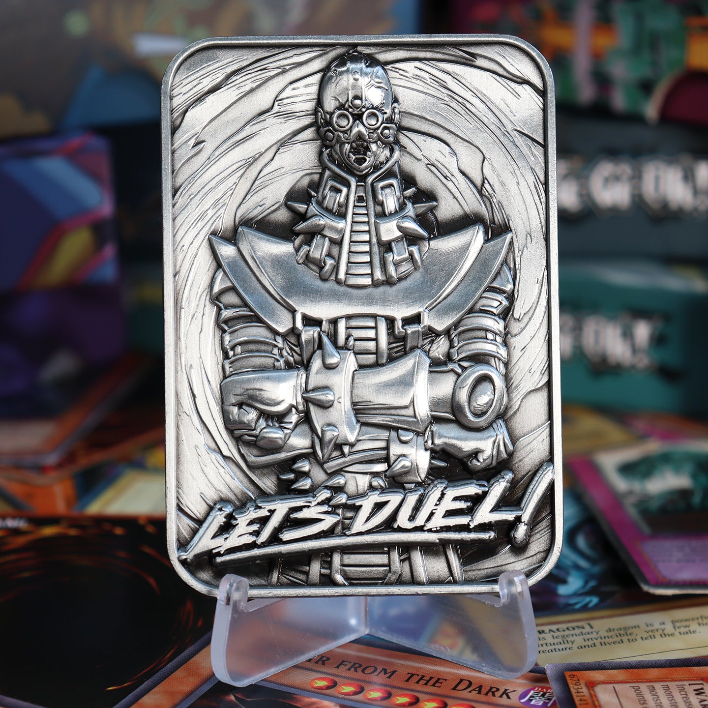 Yu-Gi-Oh! limited edition jinzo metal card from Fanattik