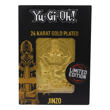 Yu-Gi-Oh! Limited Edition 24k Gold Plated Jinzo Metal Card