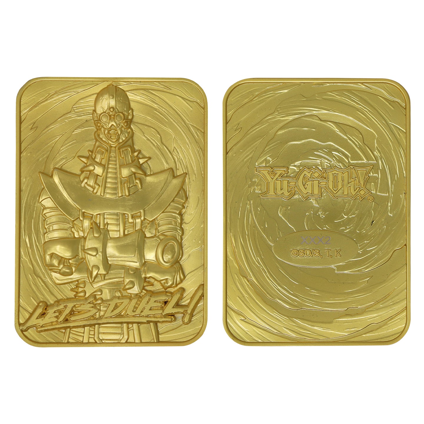 Yu-Gi-Oh! Limited Edition 24k Gold Plated Jinzo Metal Card