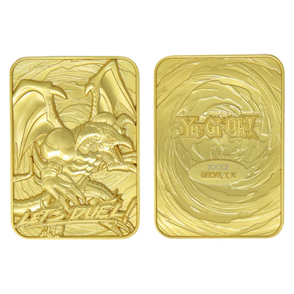 Yu-Gi-Oh! Limited Edition 24k Gold Plated B. Skull Dragon Metal Card Front and Reverse