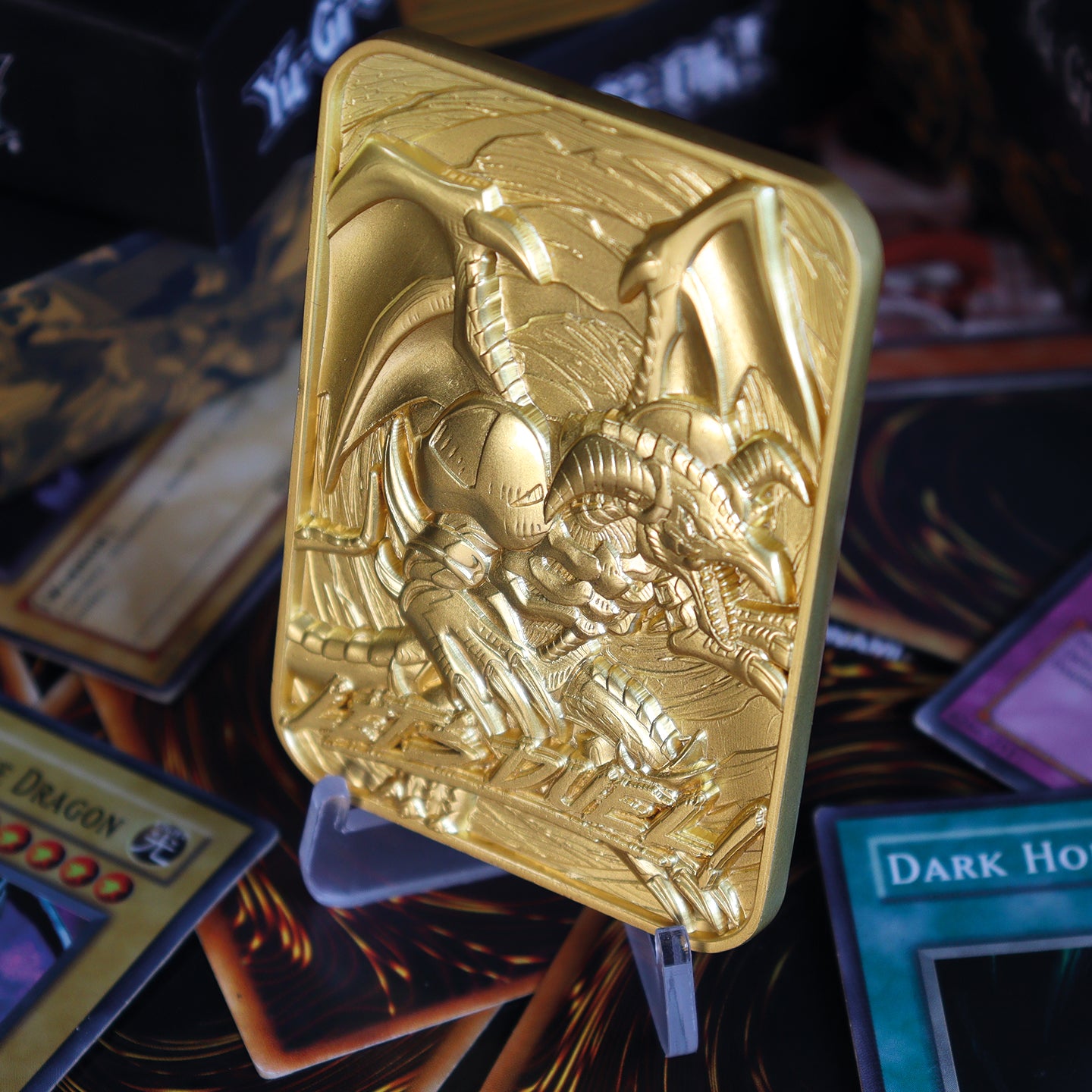 Yu-Gi-Oh! Limited Edition 24k Gold Plated B. Skull Dragon Metal Card Ariel Lifestyle 