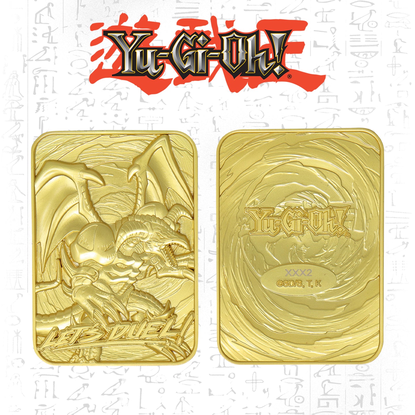 Yu-Gi-Oh! Limited Edition 24k Gold Plated B. Skull Dragon Metal Card Presenter 