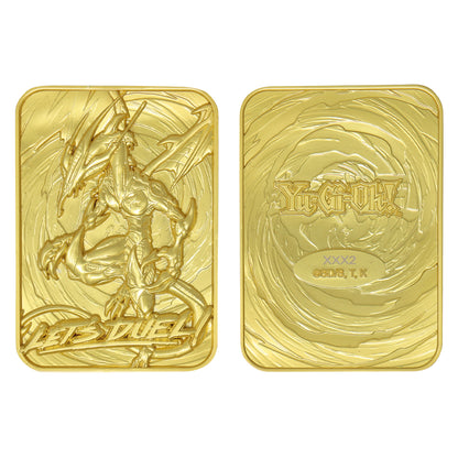 Yu-Gi-Oh! Limited Edition 24k Gold Plated Stardust Dragon Metal Card