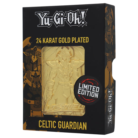 Yu-Gi-Oh! Limited Edition 24k Gold Plated Celtic Guardian Metal Card