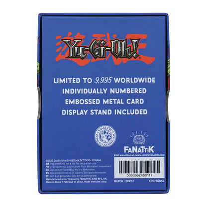 Yu-Gi-Oh! Limited Edition Time Wizard Metal Card