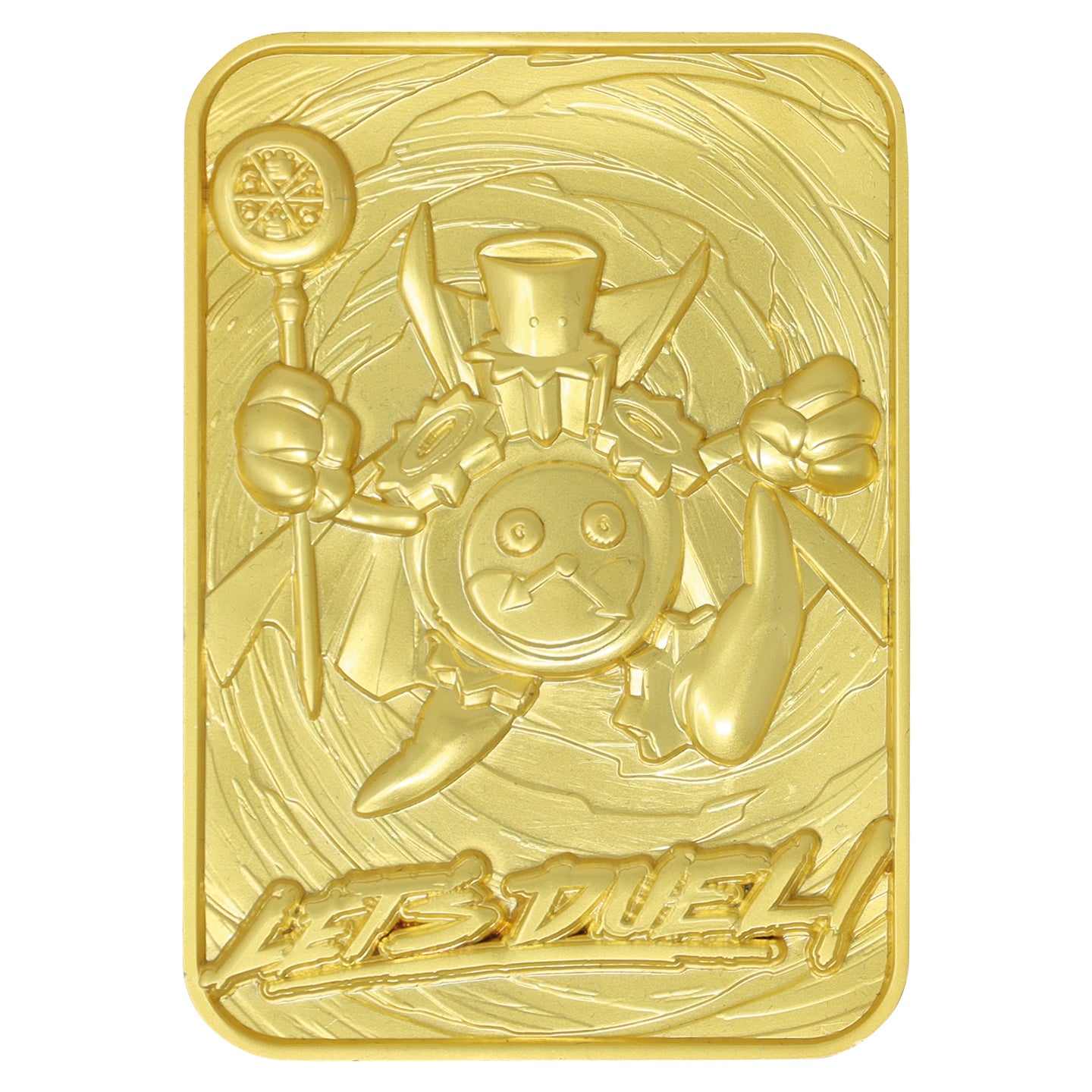 Yu-Gi-Oh! Limited Edition 24k Gold Plated Time Wizard Metal Card