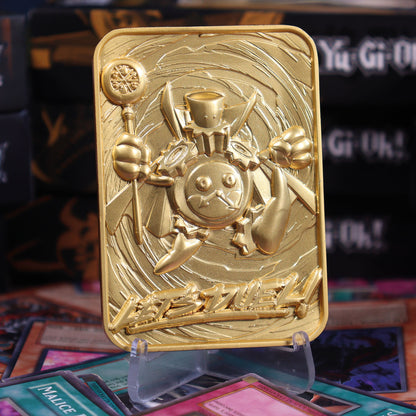 Yu-Gi-Oh! Limited Edition 24k Gold Plated Time Wizard Metal Card