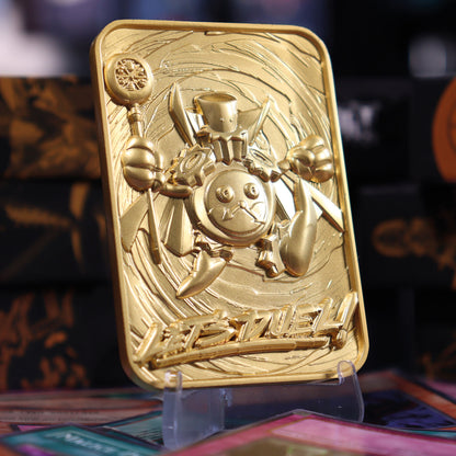 Yu-Gi-Oh! Limited Edition 24k Gold Plated Time Wizard Metal Card