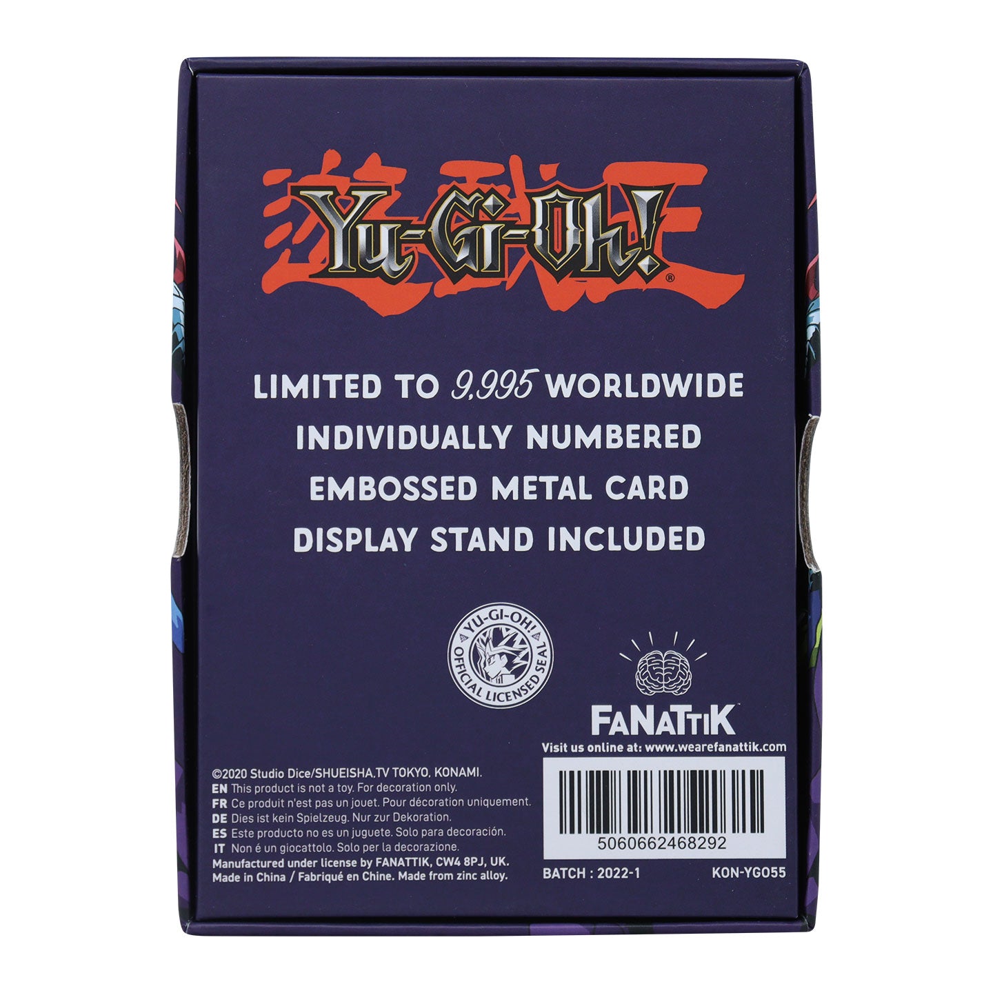 Yu-Gi-Oh! Limited Edition Gaia The Fierce Knight Metal Card Fanattik Yu-Gi-Oh! Limited Edition Gaia The Fierce Knight Metal Card Fanattik