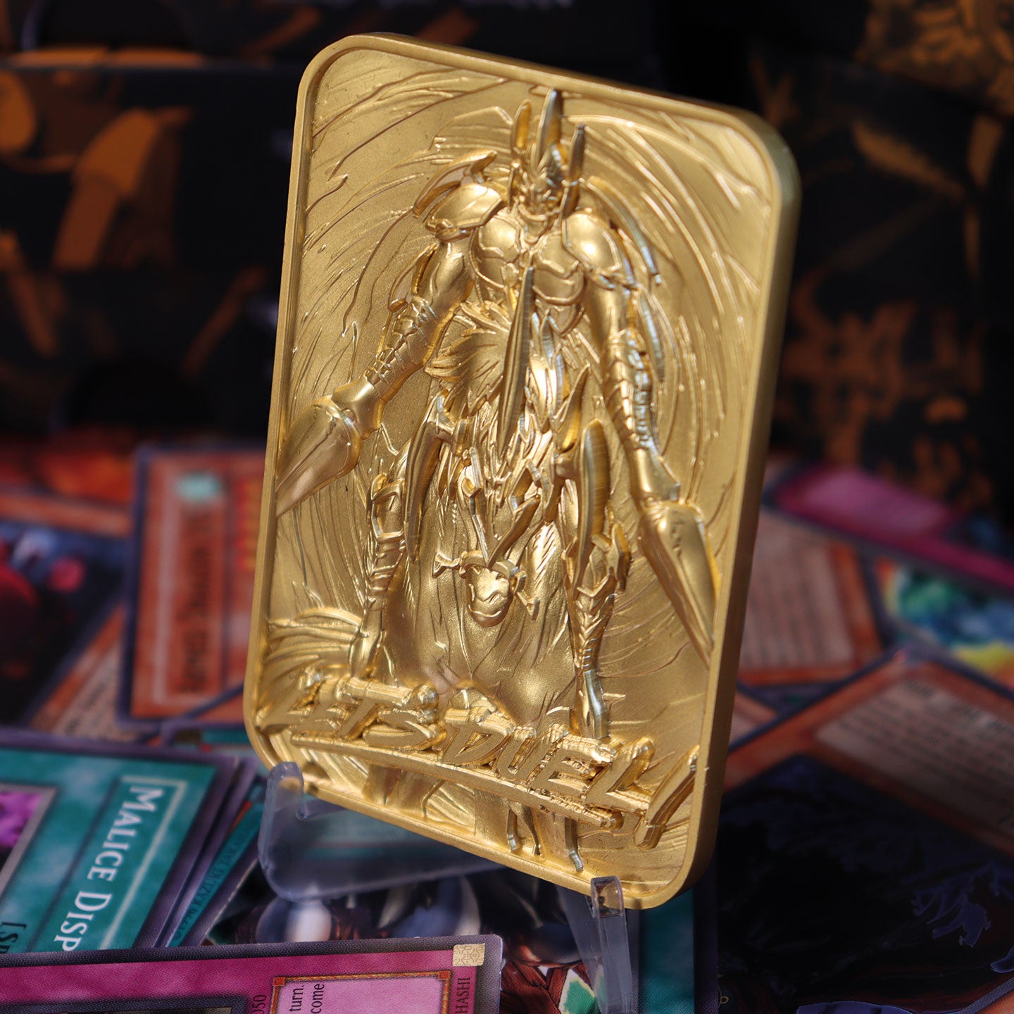 Yu-Gi-Oh! Limited Edition 24k Gold Plated Gaia the Fierce Knight Metal Card Ariel Lifestyle 