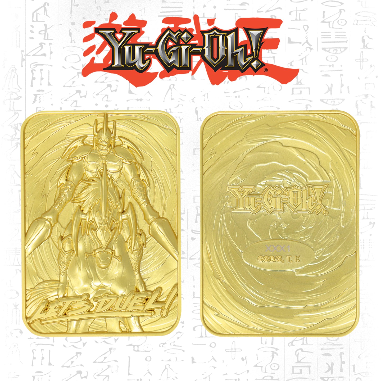 Yu-Gi-Oh! Limited Edition 24k Gold Plated Gaia the Fierce Knight Metal Card Presenter 