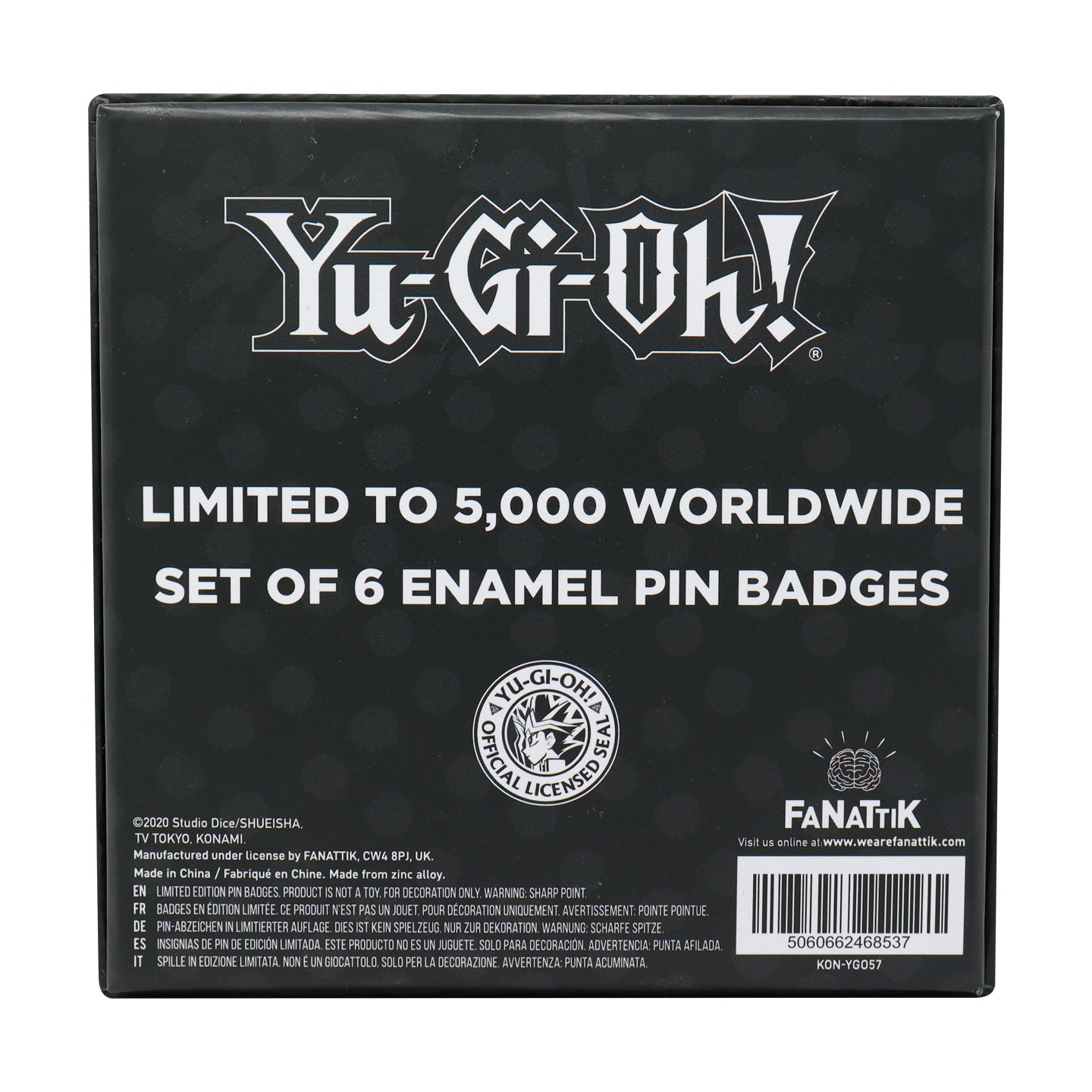 Yu-Gi-Oh! Limited Edition Set of 6 Kuriboh Brothers Pin Badges