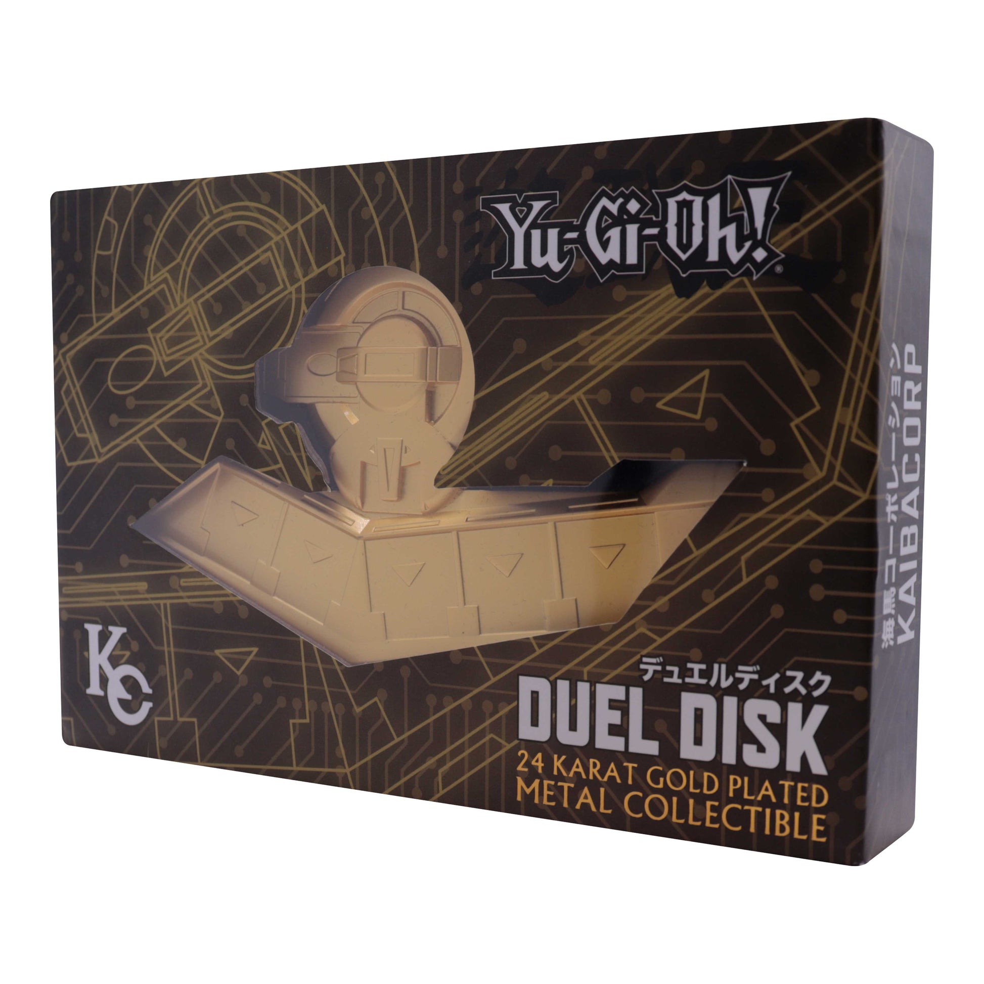 yugioh card disk Yu-Gi-Oh! 24K Gold Plated Duel Disk Mini Replica – Fanattik