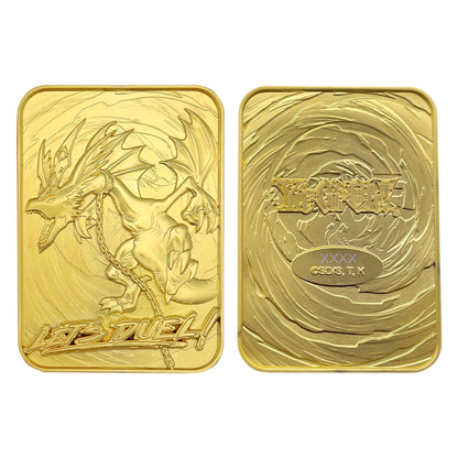 Yu-Gi-Oh! Limited Edition 24k Gold Plated Harpie's Pet Dragon Metal Card