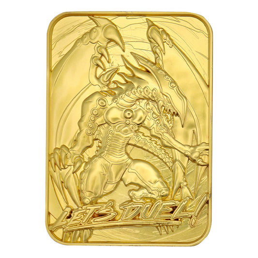 Yu-Gi-Oh! Limited Edition 24k Gold Plated Gandra the Dragon of Destruction  Metal Card