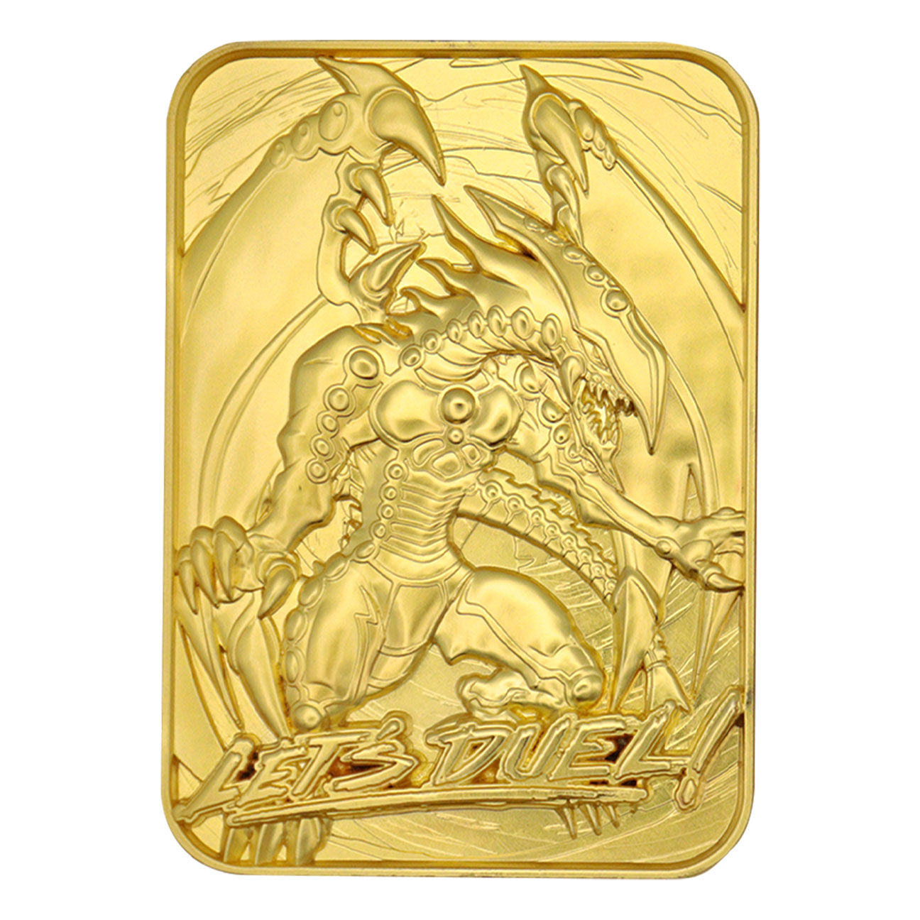 Yu-Gi-Oh! Limited Edition 24k Gold Plated Gandora the Dragon of Destruction Metal Card