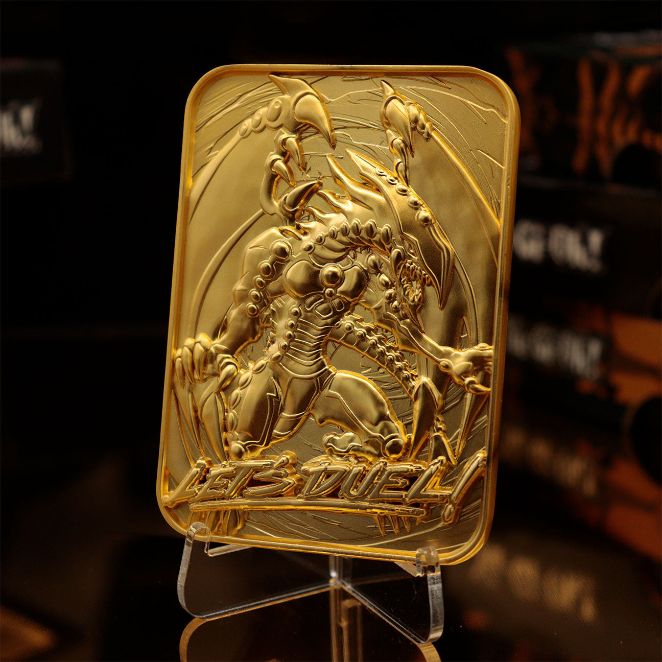 Yu-Gi-Oh! Gandra the Dragon of Destruction Limited Edition 24k Gold Plated Metal Card Yu-Gi-Oh! Gandra the Dragon of Destruction Limited Edition 24k Gold Plated Metal Card