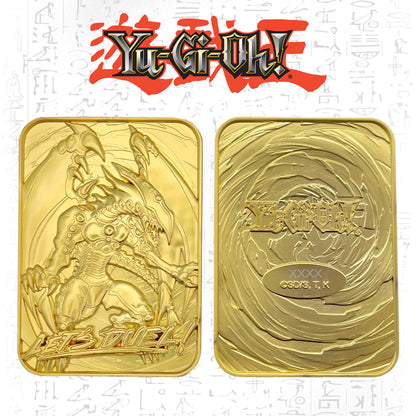 Yu-Gi-Oh! Limited Edition 24k Gold Plated Gandora the Dragon of Destruction Metal Card