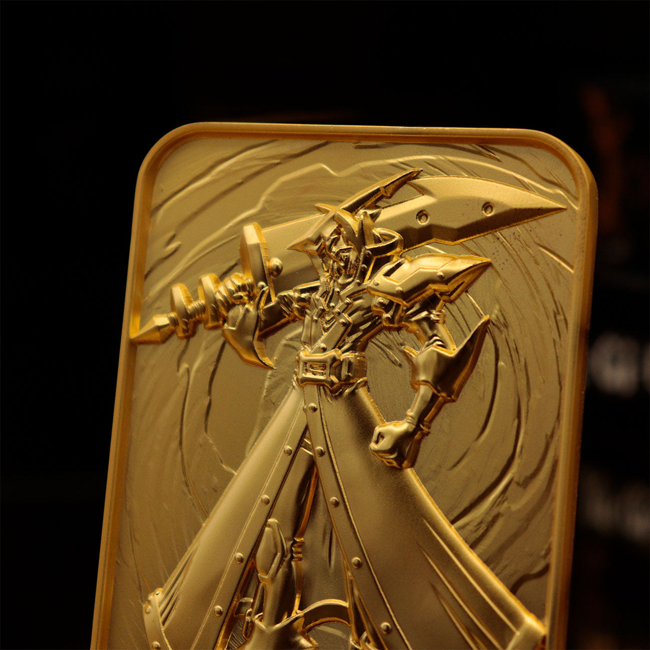 Yu-Gi-Oh! 24k gold plated silent swordsman level 4 collectible metal card from Fanattik