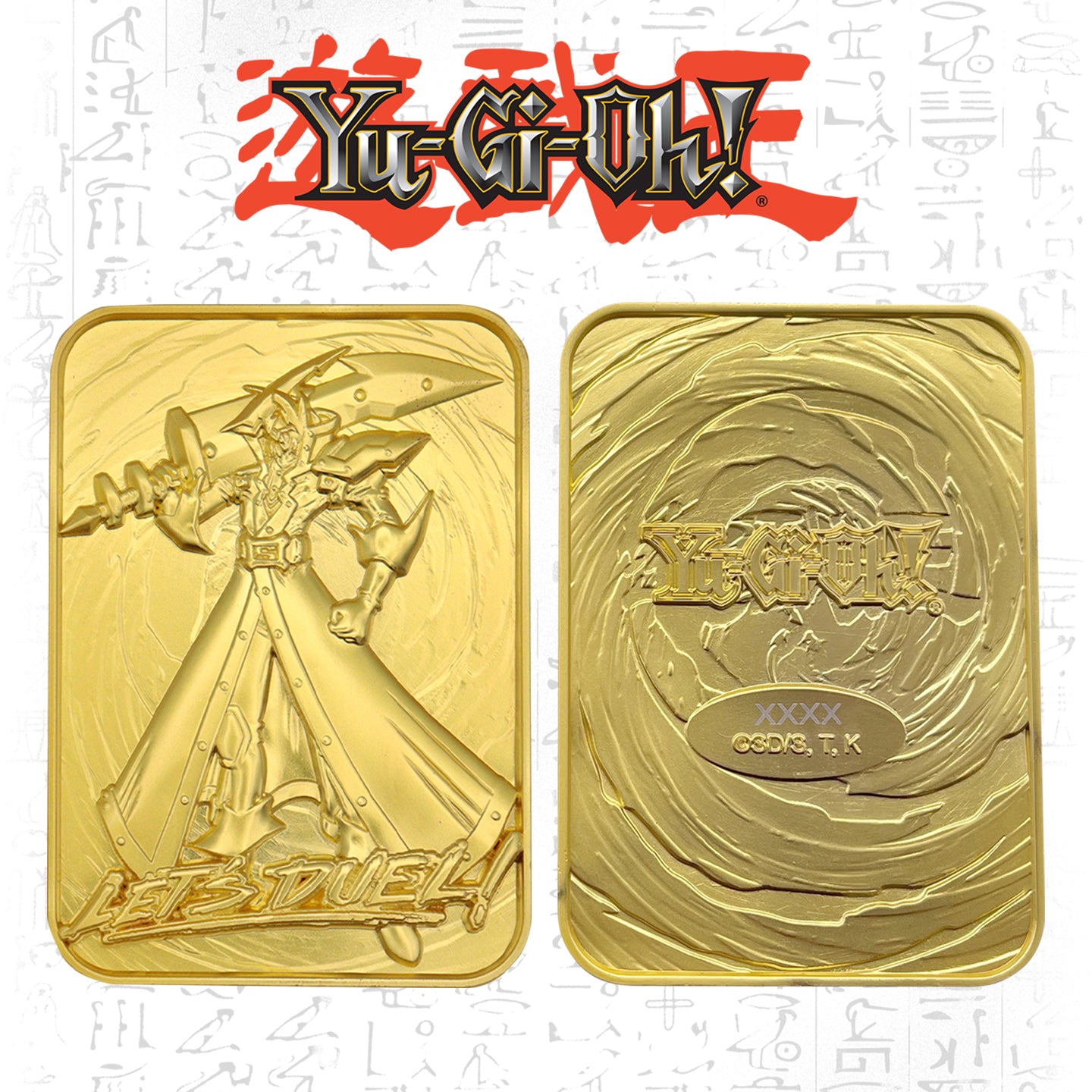 Yu-Gi-Oh! Limited Edition 24k Gold Plated Silent Swordsman Metal Card