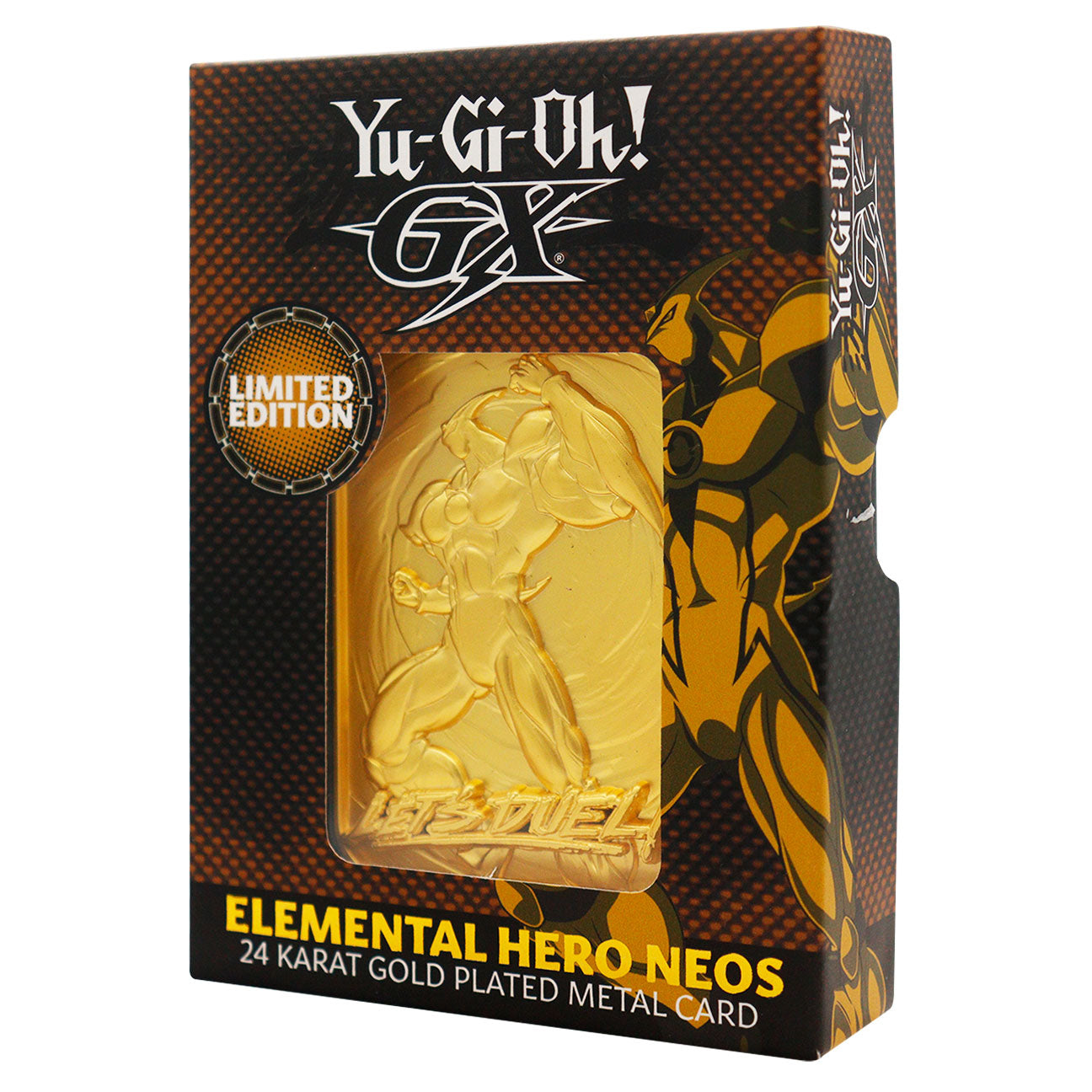 Yu-Gi-Oh! GX Elemental Hero Neos 24k Gold Plated Ingot Yu-Gi-Oh! GX Elemental Hero Neos 24k Gold Plated Ingot
