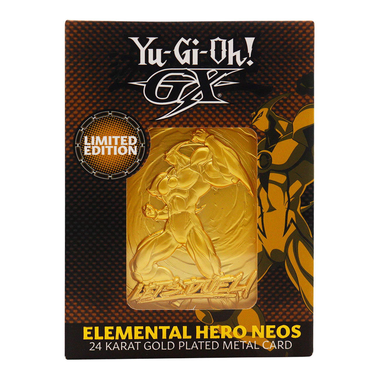 Yu-Gi-Oh! GX Elemental Hero Neos 24k Gold Plated Ingot Yu-Gi-Oh! GX Elemental Hero Neos 24k Gold Plated Ingot