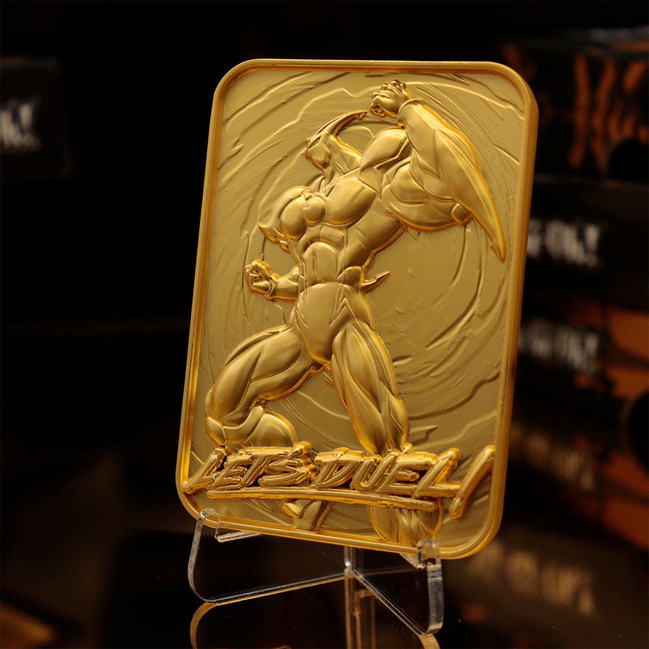 Yu-Gi-Oh! GX Elemental Hero Neos 24k Gold Plated Ingot Yu-Gi-Oh! GX Elemental Hero Neos 24k Gold Plated Ingot