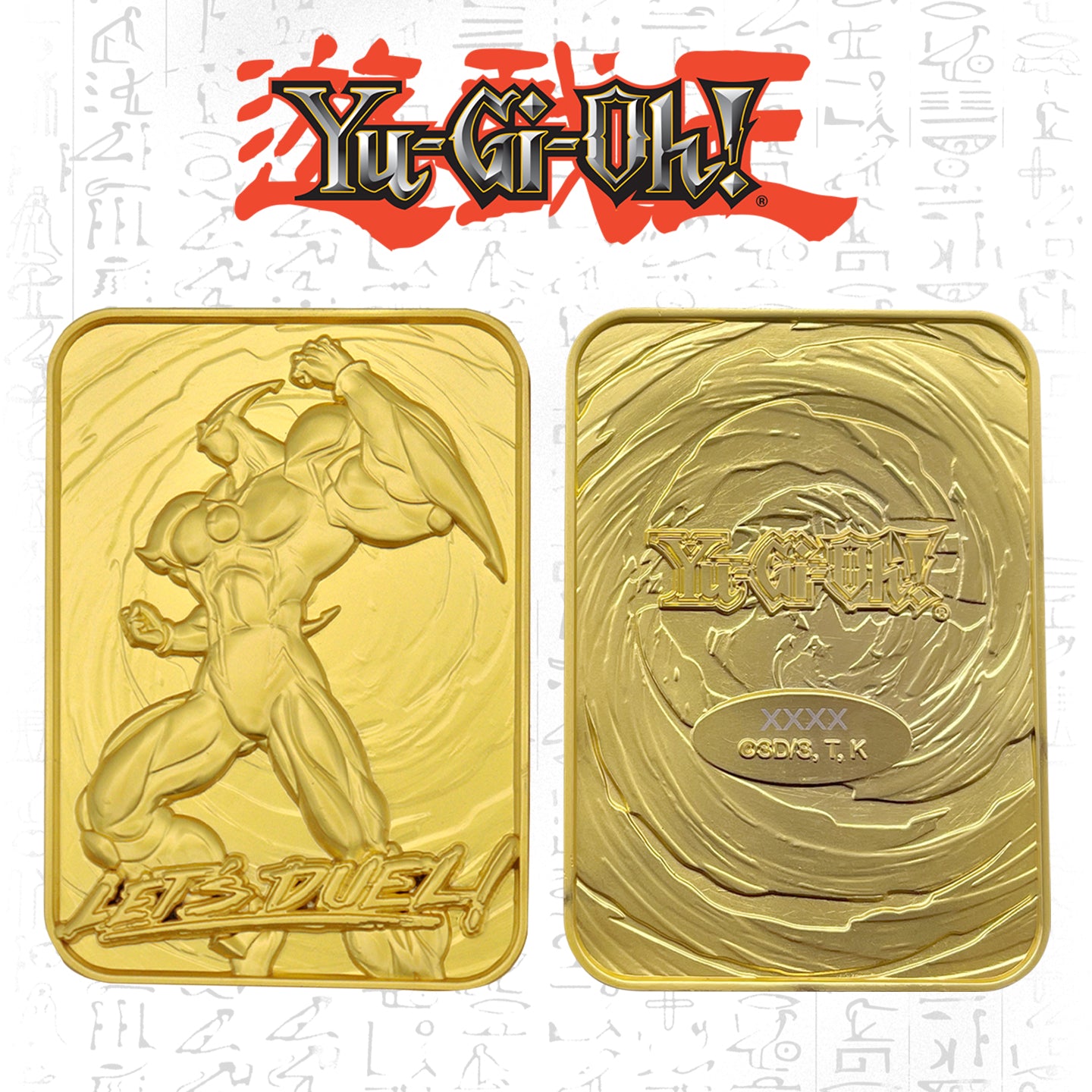 Yu-Gi-Oh! GX Elemental Hero Neos 24k Gold Plated Ingot