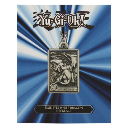 Yu-Gi-Oh! Blue eyes white dragon collectible metal necklace from Fanattik