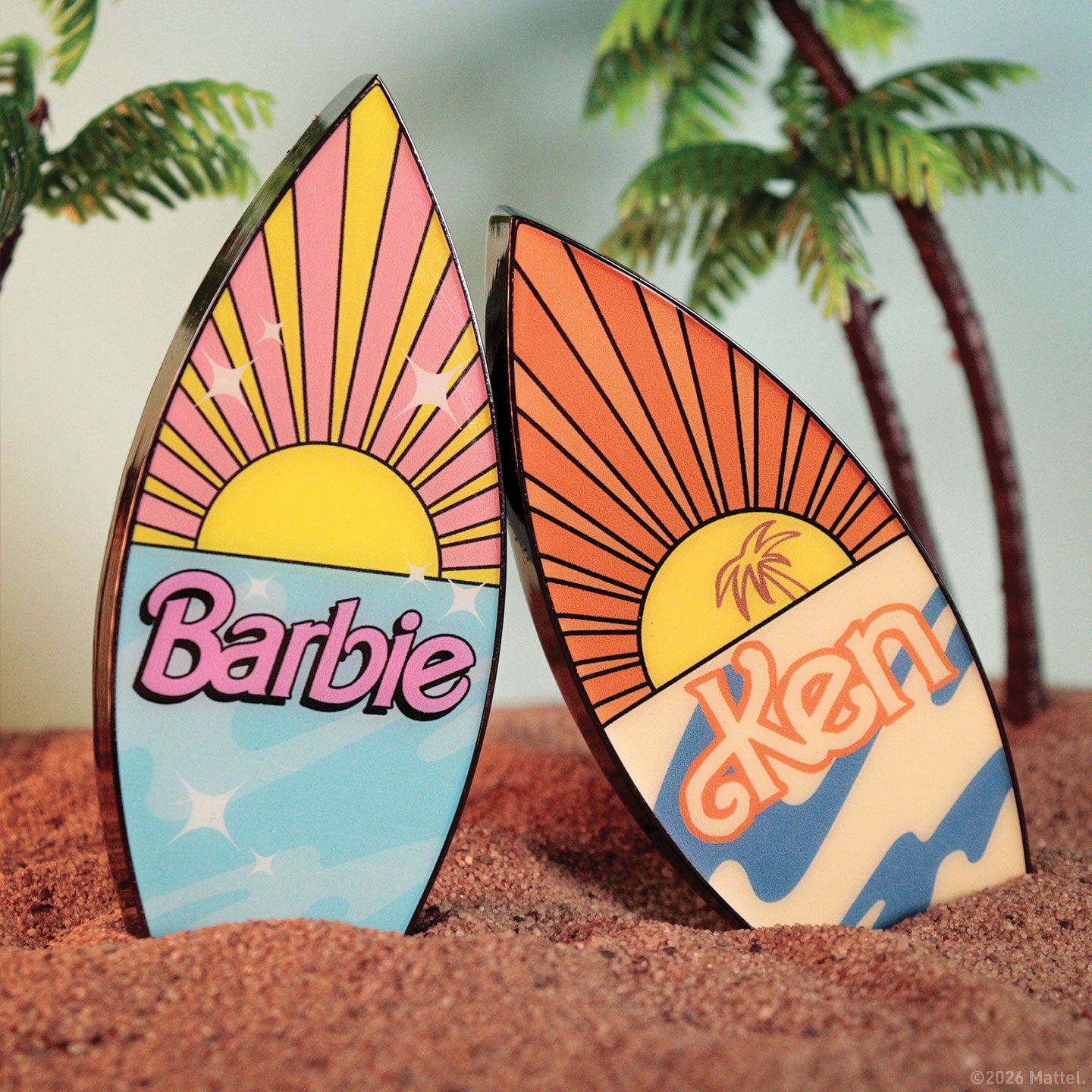 Barbie™ - Ken™ Surfboard Magnetic Bottle Opener