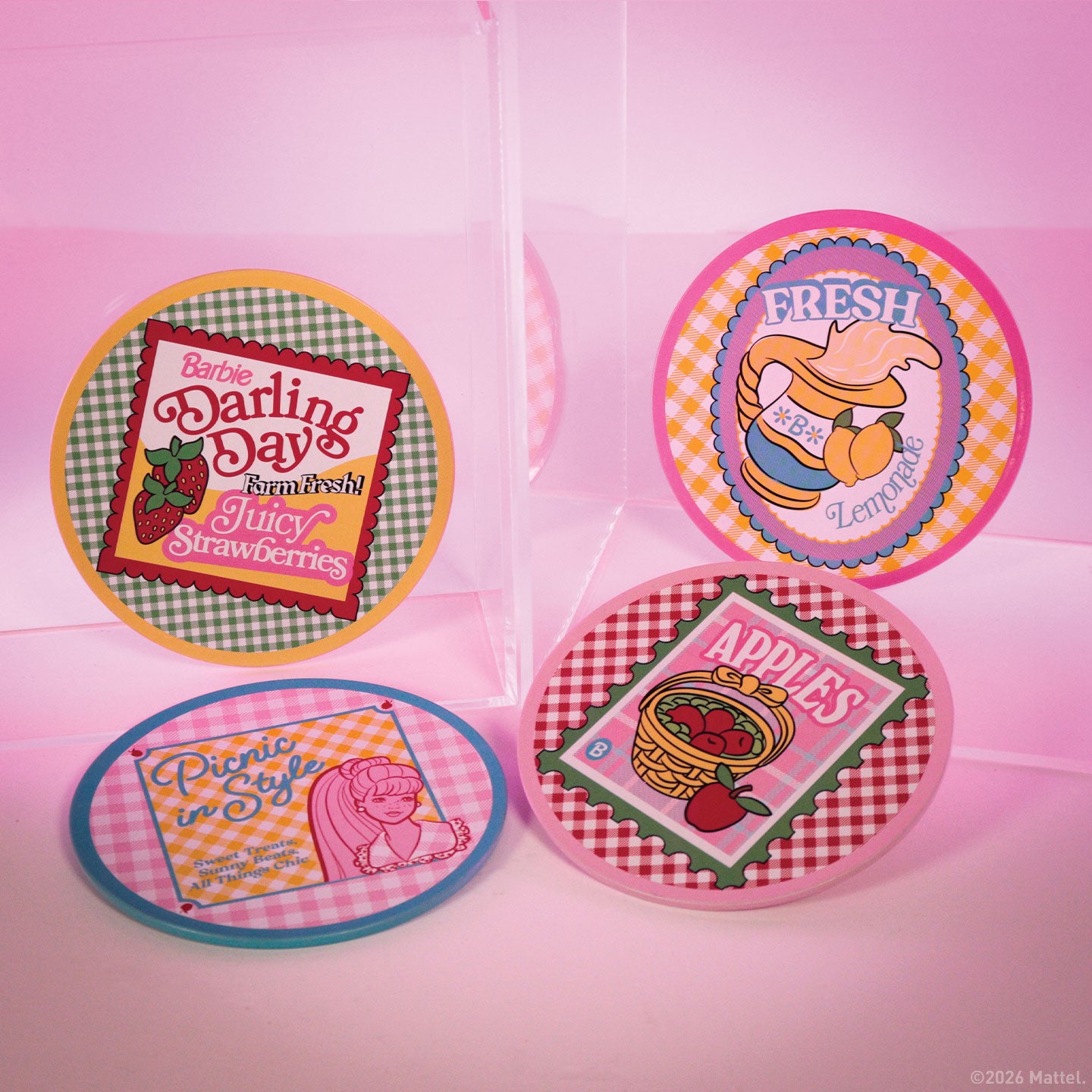 Barbie™ - Set of Four Printed Metal Coasters