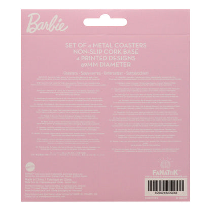 Barbie™ - Set of Four Printed Metal Coasters