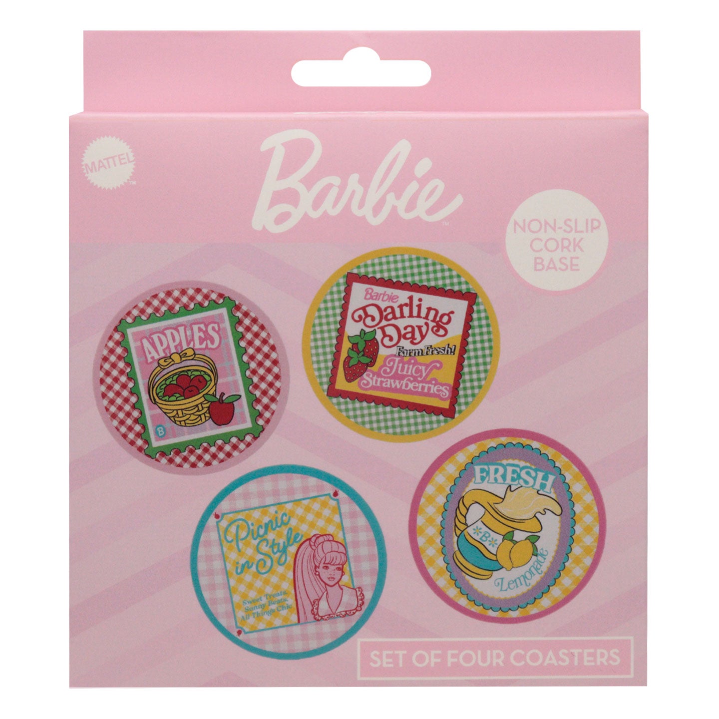 Barbie™ - Set of Four Printed Metal Coasters