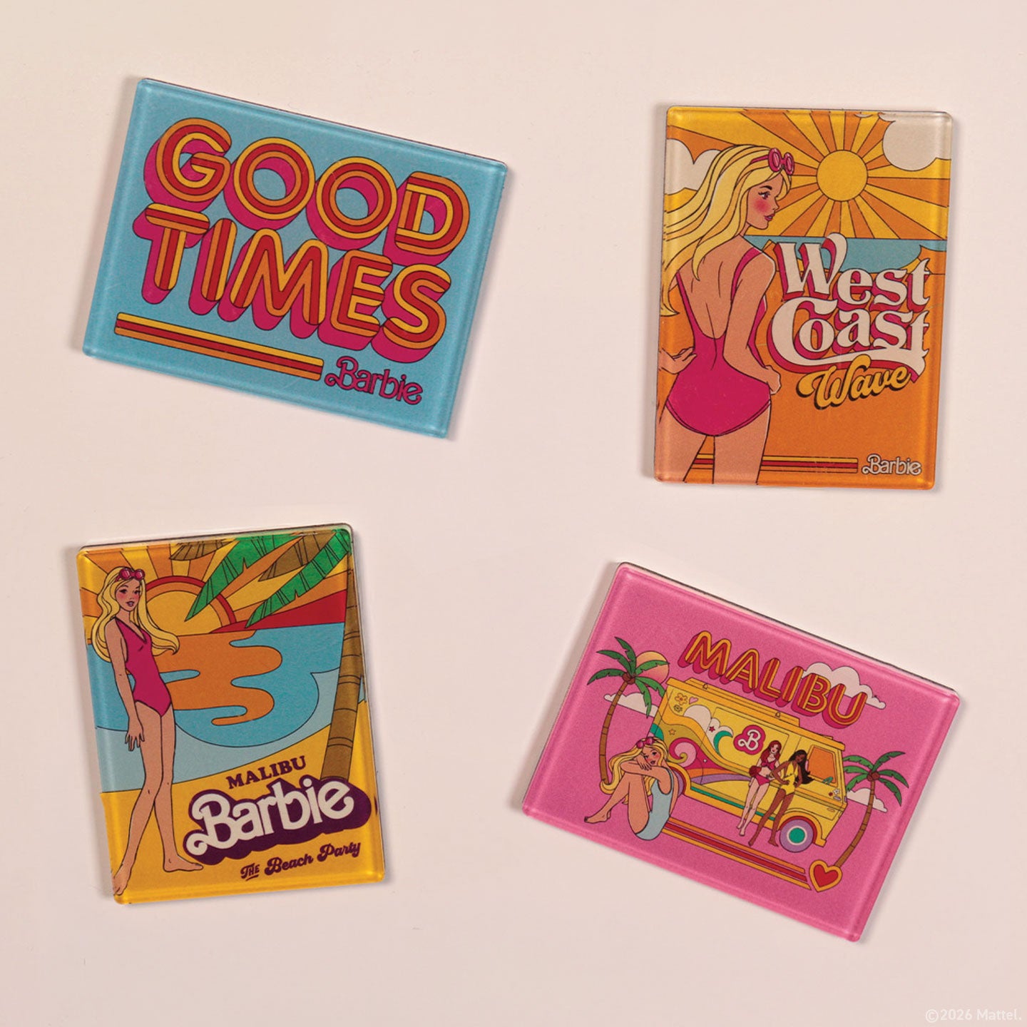 Barbie™ - Malibu Barbie Set of Four Magnets