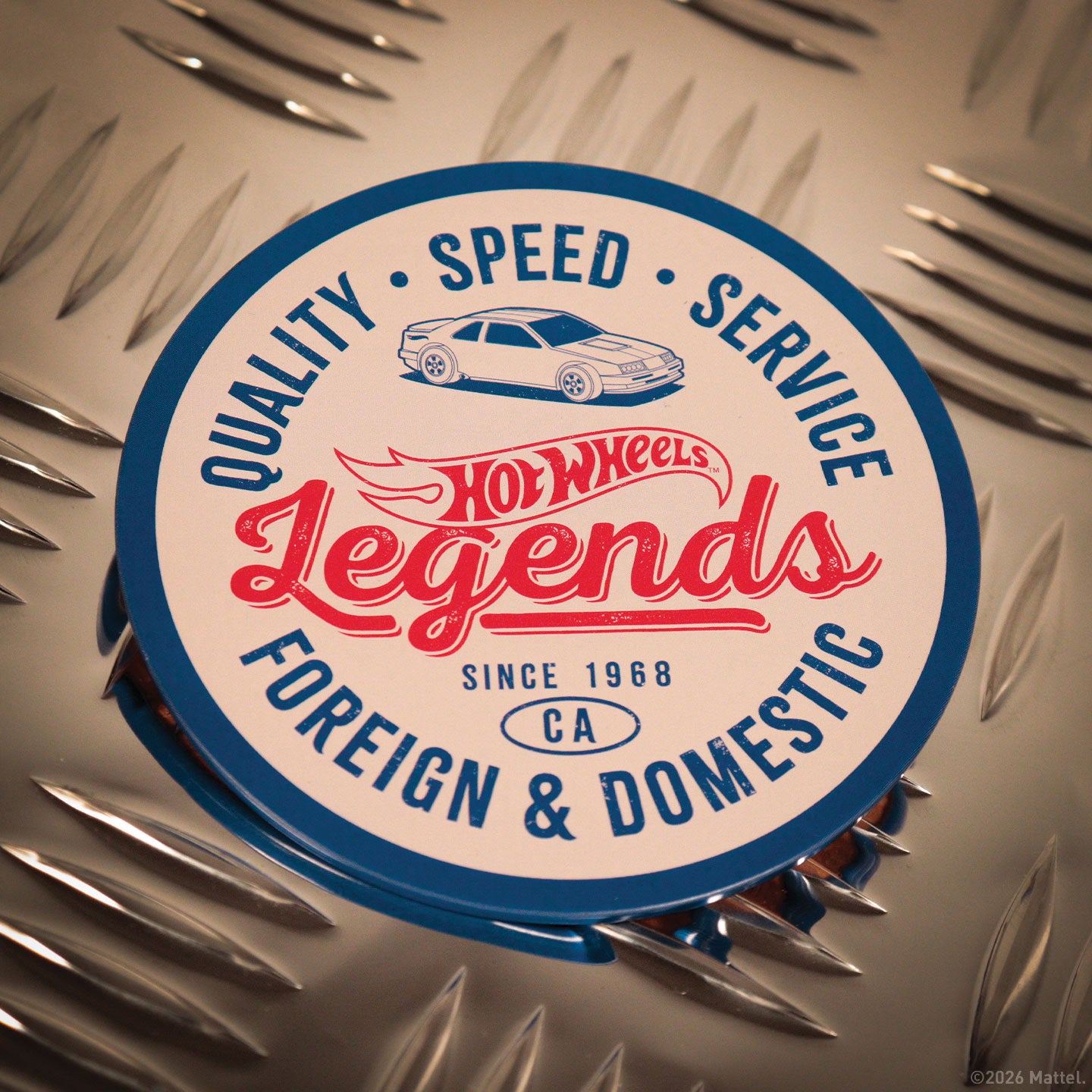 Hot Wheels™ - Set of Four Printed Metal Coasters