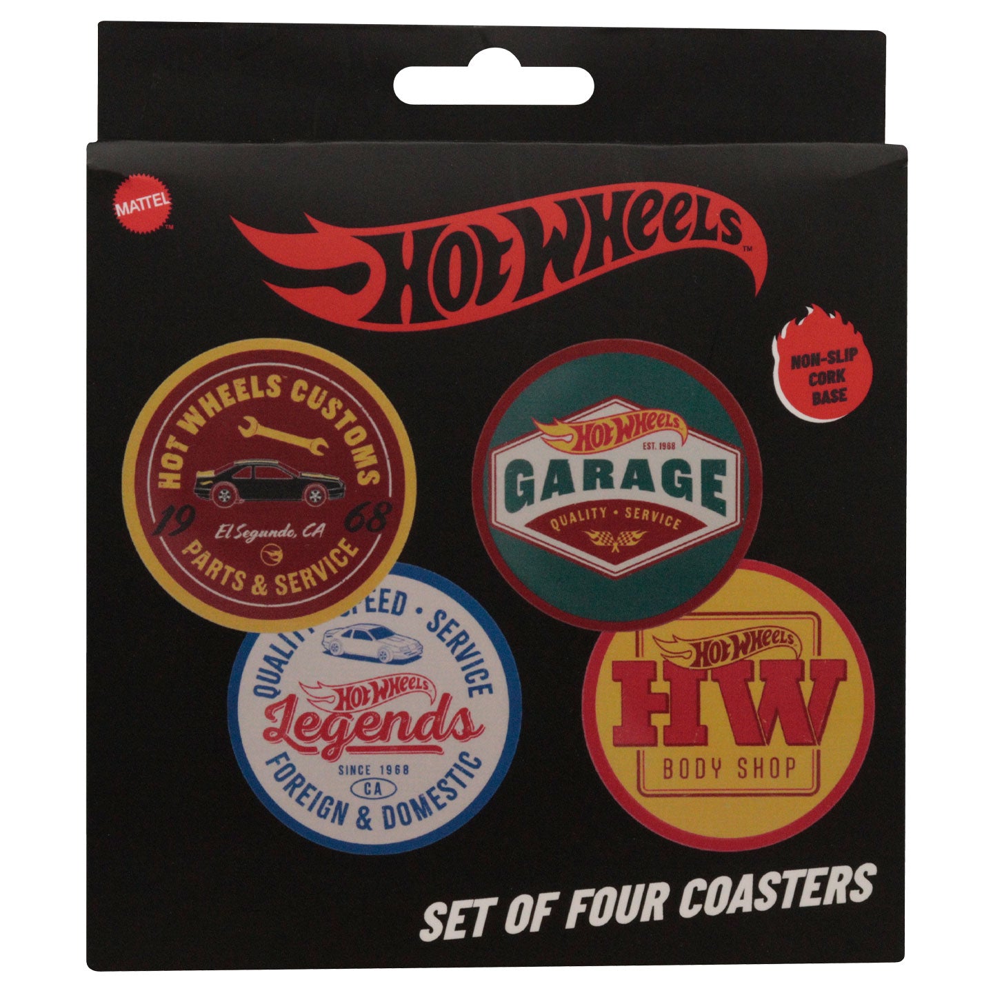 Hot Wheels™ - Set of Four Printed Metal Coasters