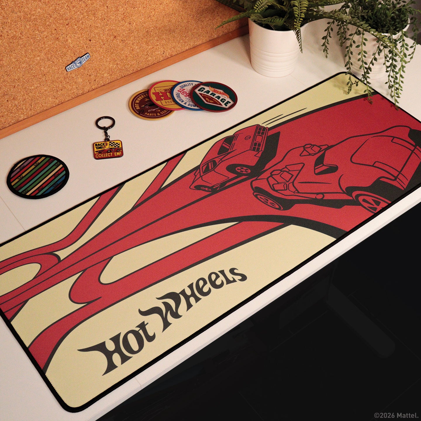 Hot Wheels™ - Desk Pad & Coaster Set
