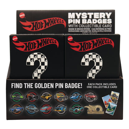 Hot Wheels™ - Mystery Pin Badge CDU Containing 12 Blind Boxes