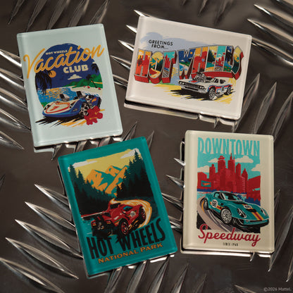 Hot Wheels™ - Set of Four Location Magnets