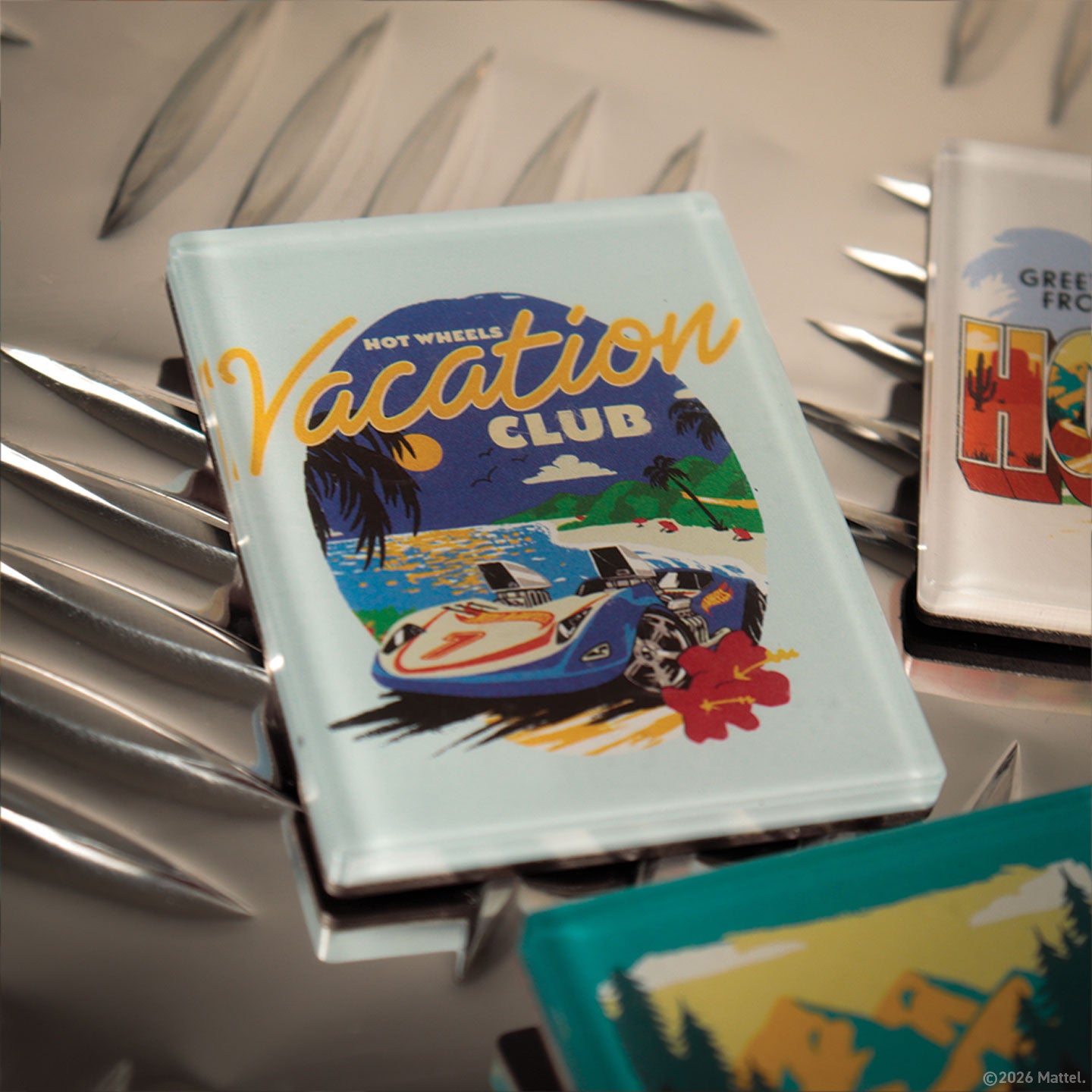 Hot Wheels™ - Set of Four Location Magnets