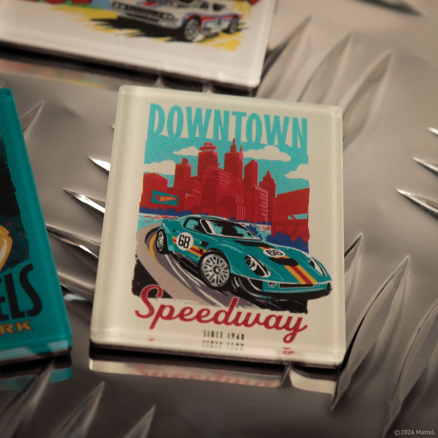 Hot Wheels™ - Set of Four Location Magnets