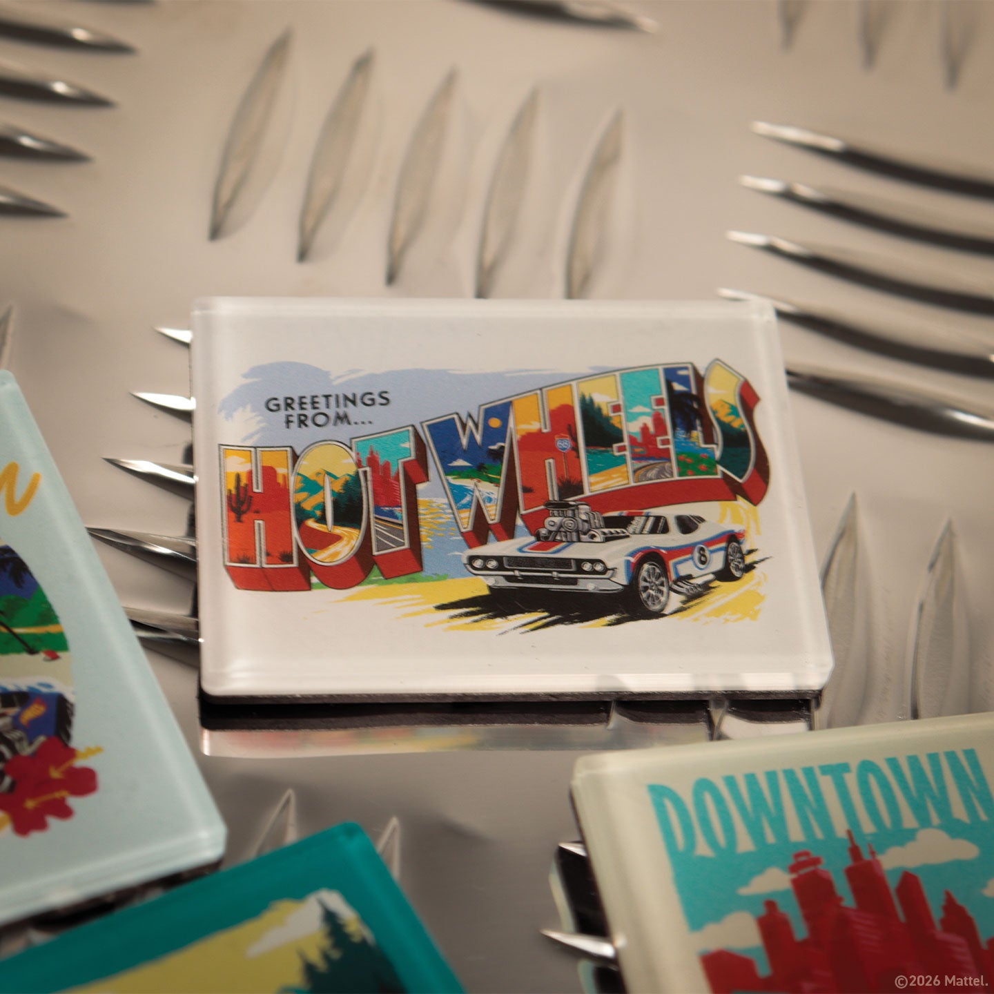Hot Wheels™ - Set of Four Location Magnets