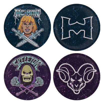 Masters of the Universe™ - Set of Four Printed Metal Coasters