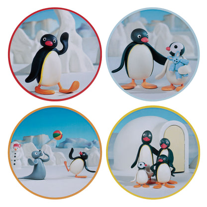 Pingu™ - Set of Four Printed Metal Coasters