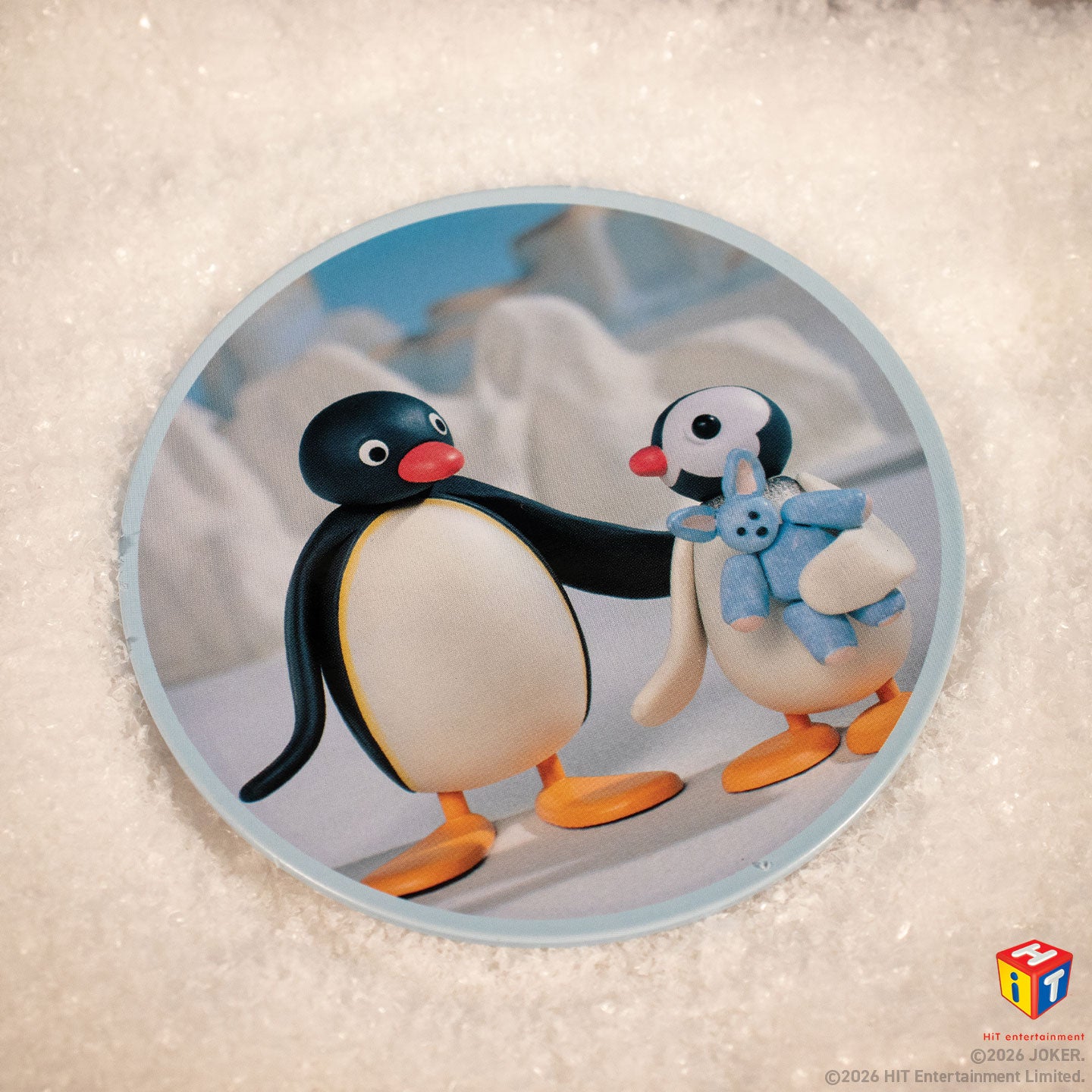 Pingu™ - Set of Four Printed Metal Coasters