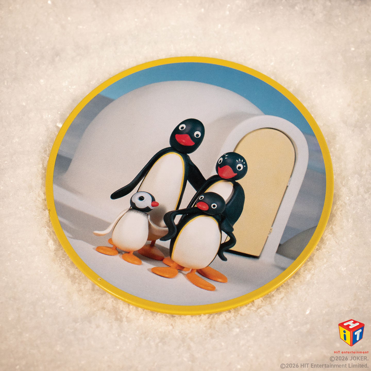 Pingu™ - Set of Four Printed Metal Coasters