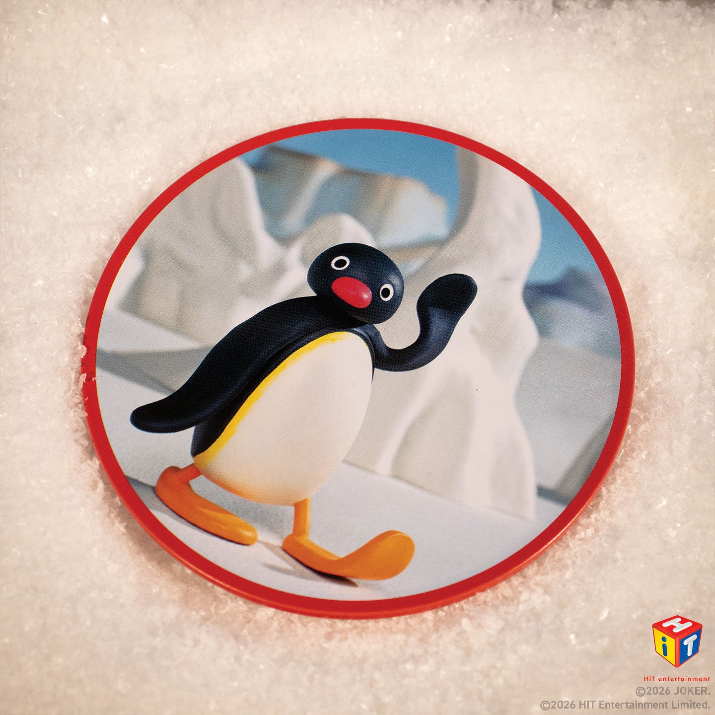 Pingu™ - Set of Four Printed Metal Coasters